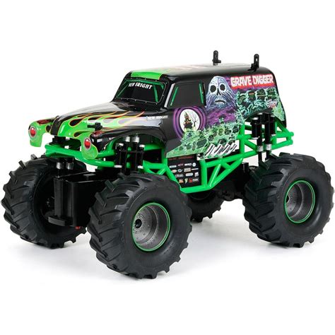 big 4x4 monster jam mini grave digger rechargeable|monster jam grave digger walmart.